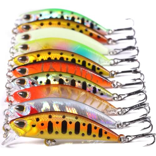 1PCS Minnow Fishing Lure 5.8cm 5.4g Sinking Wobbler Hard Bait Artificial Crankbait Winter Sea Fishing Bass Bait