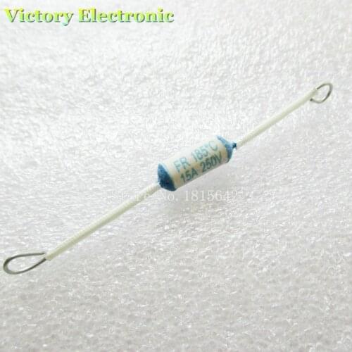 10PCS/Lot New Temperature Insurance Tube For Eletric Utensils 185Degree 250V 15A Wholesale Electronic
