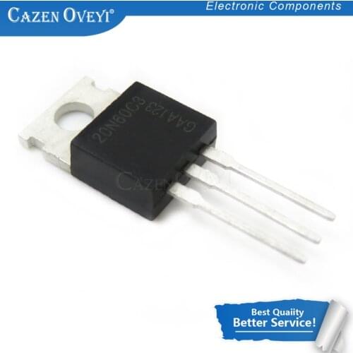 10pcs/lot SPP20N60C3 20N60C3 SPP20N60 TO-220 In Stock