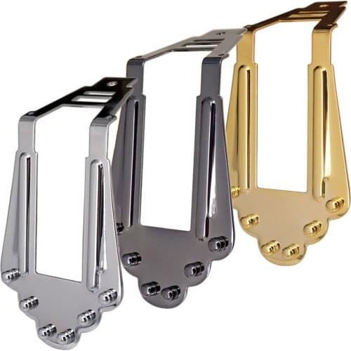 6 Strings Tailpiece Bridge for Jazz Archtop Electric Acoustic