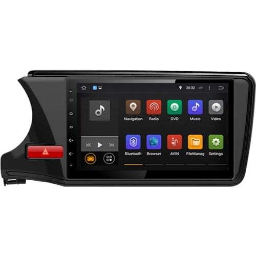 10.1" Android 10.0 Octa Core 4G+64G IPS Screen Car Radio Stereo For HONDA CITY 2014-2022 Left Driving Car GPS Navigation