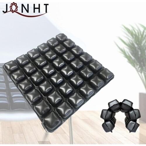 Air Pressure relief double-deck Square Anti-Decubitus Mosaic Cushion / Easier to carry inflatable seat cushions for the stadium