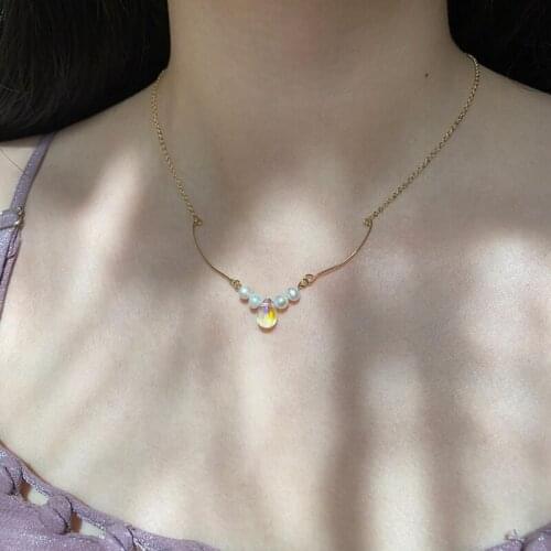 Huge Bud Pearl Necklaces For Women