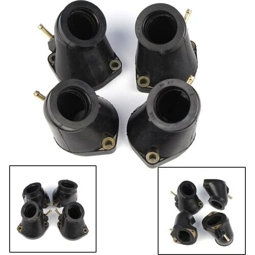 Carburetor Interface Intake Manifold Adapter Joint Boots For 1996-2000 Yamaha XVZ1300 Royal Star Boulevard Tour Classic Deluxe