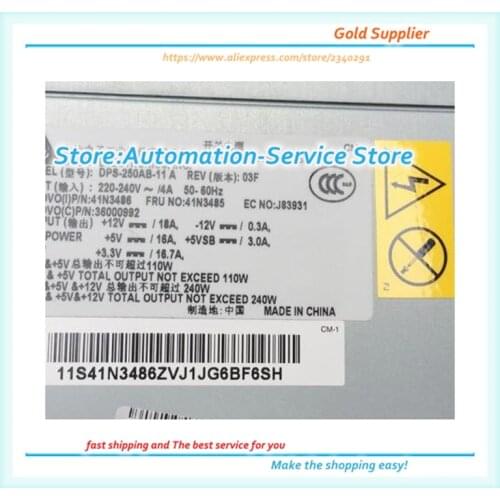 Mute Delta Power Supply, DPS-250AB-11A 110W AC Delta Power Supply, 20 Pin Main Board, 4 Pin CPU