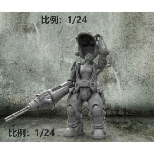 1/24 Scale Unpainted Resin Figure fruhe ausf