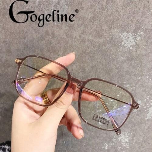 Vintage Square Style TR90 Anti Blue Glasses Frame Fashion Brand Design Eyewear Frame Eyeglasses Oculos De Grau Computer Glasses
