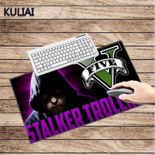 XGZ Large Size Logo Anti-Slip Rubber Mouse Pad Stalker Game Wallpaper Mouse Pads Home Office Computer Games Gamer Mouse Mats