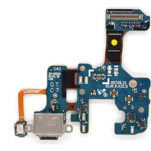Cell Phone Replacement Part for Samsung Galaxy Note8 N9500 Charging Port Plug Flex Cable + Microphone