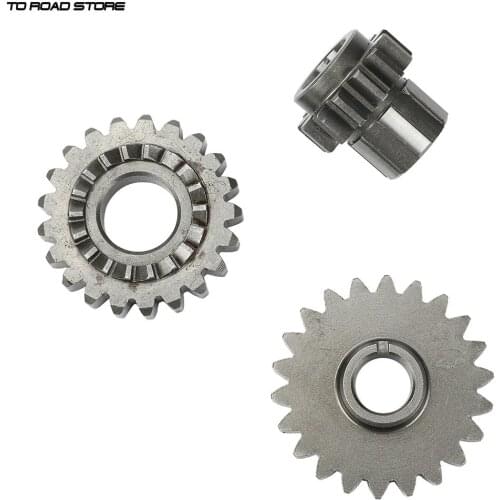 Start Gear Bridge Gear Driven Gear Kit For 62mm Bore YinXiang YX 160 160cc 1P60FMK W160-4V Horizontal Engine Dirt Pit Bike Parts