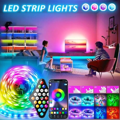 2M-30M Led Strip Lights RGB Led Light 2835 Bluetooth Phone APP Flexible Tape LED Diode For Room Decoration Bedroom TV BackLight
