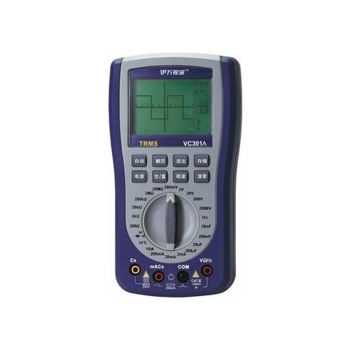 VC302 TRMS Waveform Display AC Power Meter with CPU /Portable power oscilloscope METER