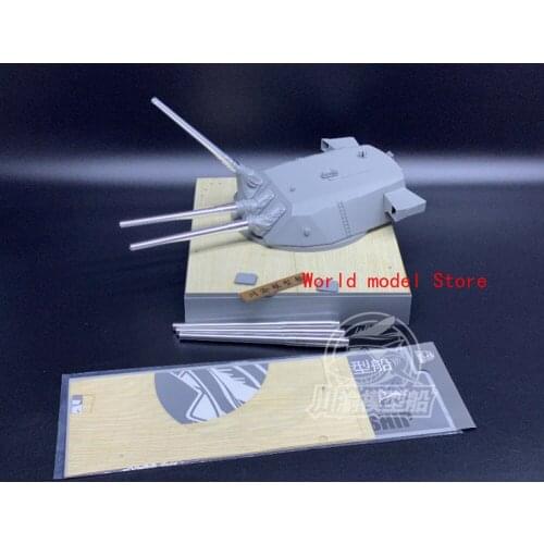 1/72 Metal Barrels Wooden Deck for Takom 0510 Japanese Yamato Gun Turret Model