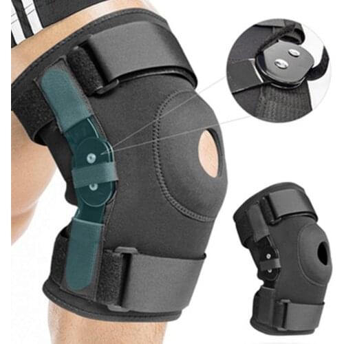 1pcs Knee Joint Brace Support Adjustable Breathable Fitness Knee Pads Stabilizer Patella Protector Knee Pads for Sports Guard