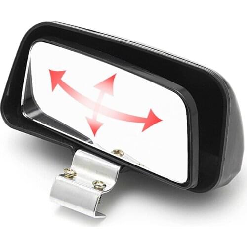 1 Pc Car Truck Unversal Adjustable Wide Angle Mirror Rear View Blind Spot 11x7cm E7CA