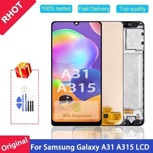 100% tested Original 6.4" A31 LCD Display for Samsung Galaxy A31 A315 A315F LCD touch screen digitizer assembly Replacement