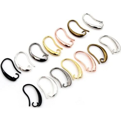 13x19mm 20pcs Classic 7 Colors Plated DIY Earring Findings Earrings Clasps Hooks Fittings DIY Jewelry Making Accessories