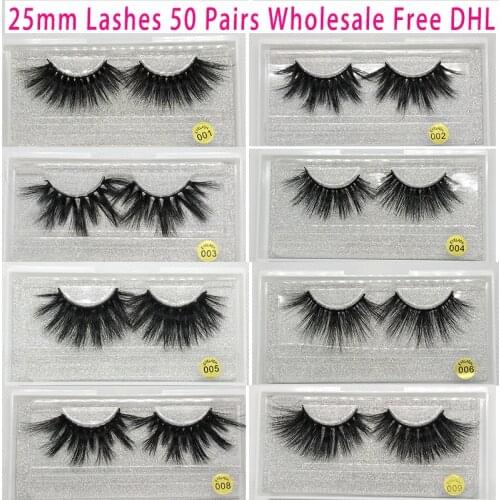 50 Pairs Free DHL Vip Momo 25mm Lashes Dramatic Mink Lashes Soft Long 3D Mink Eyelashes Crisscross Full Volume Eye Lashes Makeup