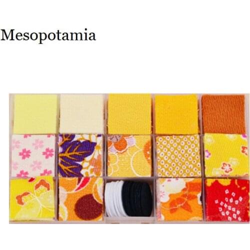 DIY Handmade Accessories Creative Autumn Yellow Cloth Art Craft Sewing Printed Home Decoration Crafts Creative Arts Cotton Cloth