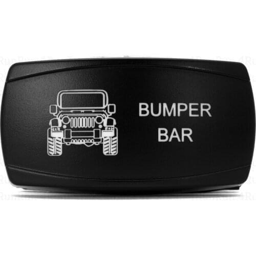 12-24V Car BUMPER BAR 12V 20A Toggle Rocker Switch Blue LED Light 5Pin ON OFF switch for RV SUV ATV CAMPER CARAVAN