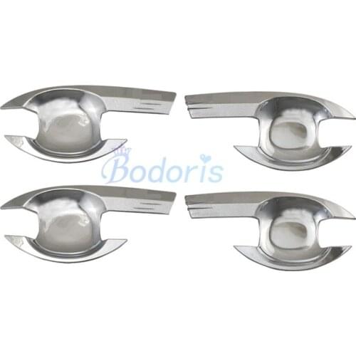 For ISUZU DMAX D-MAX D MAX 2012 2013 2014 2015 2016 2017 2018 Door Handle Cover And Bowl Insert Chrome Car Styling Accessories
