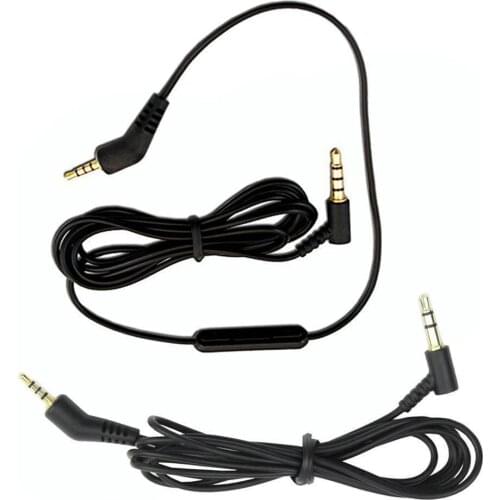Auxiliary Cable Audio Cable for BOSE QC3 Headset Control Audio Frequency Connecting Both 3.5mm Head AUX Cable