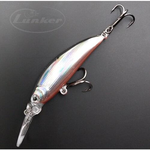 Lunker Jerkbaits Sinking Minnow Stickbaits 5.8g 5cm Wobbling Wiggling Fishing Lure Hard Bait Hook Freshwater Bass Trout