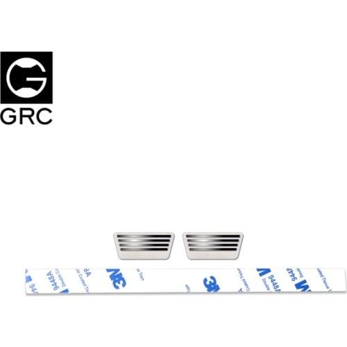 Metal rear bumper pedal trim for 1/10 TRAXXAS TRX4 G500 G63