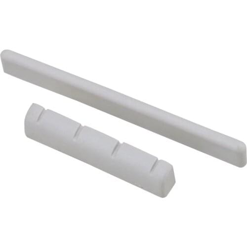 35x7mm/60x6mm Bridge Saddle and Slotted Nut for 4 String Guitar Ukulele