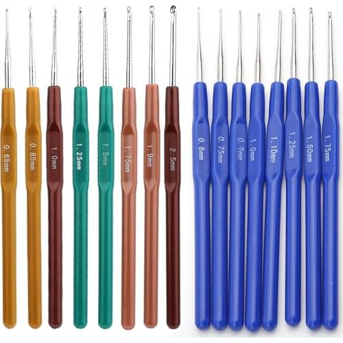 Kaobuy Crochet Hooks Set Multicolor Aluminum Crochet Hooks Needles Yarn Knitting Sewing Hooks Knitting Tools 0.6mm -2.5mm