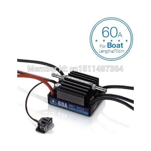 New HobbyWing SeaKing V3 60A BL Motor ESC 6V/2A BEC for RC R/c Racing Boat
