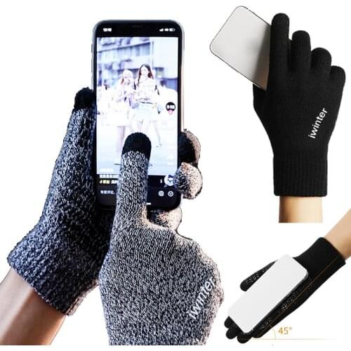 Men Women Winter Outdoor Sports Gloves Touch Screen All Refers To Waterproof Gloves Cycling Skiing Thermal Ski Gloves Soft Wool
