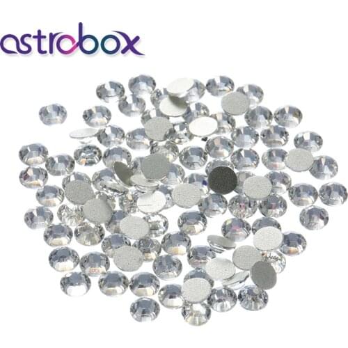 Plitter Patch Rhinestones 3-5MM White Crystals Stones Hotfix Back Iron on Rhinestones for Clothes Decorating Accessories