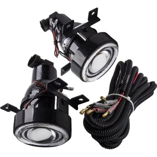 Fog Lights LED Angel Eyes Projector Lamp DRLHalo Ring for Honda Civic 2016 2017 2018 2019