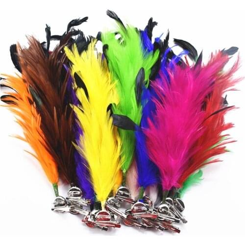 New Hot 1Bunch Turkey feather flower 30CM DIY pluma wedding corsages Feathers for crafts headdress Stage props production plumes