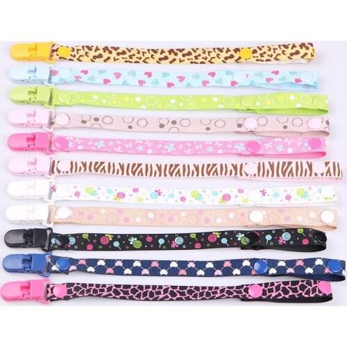 1PC New Baby Pacifier Clip Pacifier Chain Dummy Clip Nipple Holder For Nipples Children Pacifier Clips Teether Anti-drop Rope