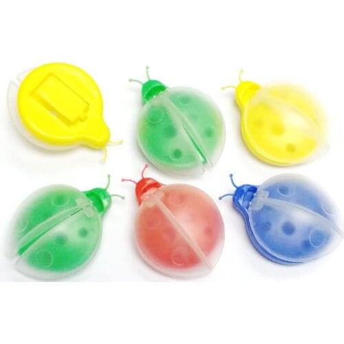 24 pcs Mini PLASTIC INSECT Ladybug BADGES kids boys girls PINATA PARTY BAG birthday party favors toys and prize gift Gag