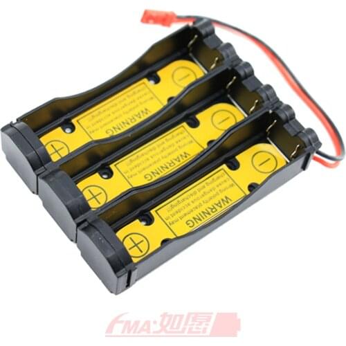 2x Battery Holder Case for Li-ion 3.6V 3.7V 18650 Cell 1S3P Connection w/PCM