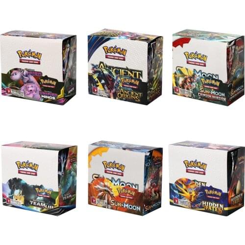 324Pcs Pokemon TCG: Sun & Moon Unbroken Bonds Booster Box Trading Card Game Pokemon Card Kids Toys