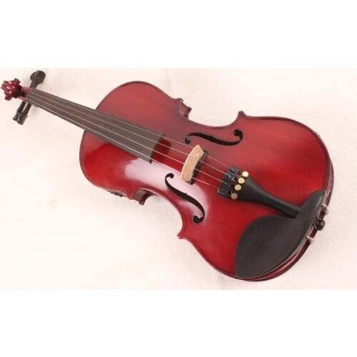 4-String 4/4 New Electric Acoustic Violin red #1-2553