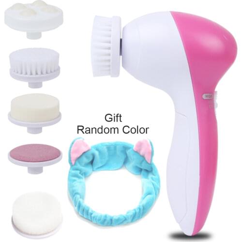 Pore Cleaner Facial Beauty Instrument Face Washing Vibration Massage Beauty Lotus Massager Facial Cleansing Brushes