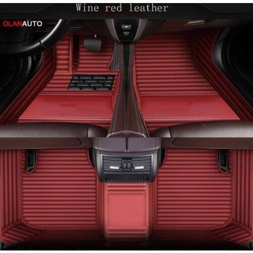Car Floor Mats For Subaru XV 2020 2019 2018 Waterproof Leather Carpets Auto Interiors Accessories Covers Styling Protection Rugs