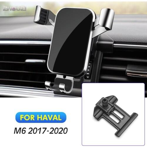 Car Mobile Phone Holder Air Vent GPS Mounts Stand Gravity Navigation Bracket For Haval M6 2017 2018 2019 2020 Car Accessories