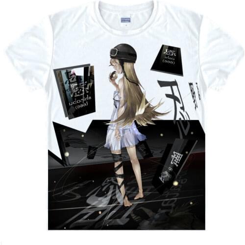 Monogatari Story T-Shirt Oshino Shinobu Shirt Cute Womens T-Shirts Anime clothes cute kawaii cool sexy beach t-shirts Japan A