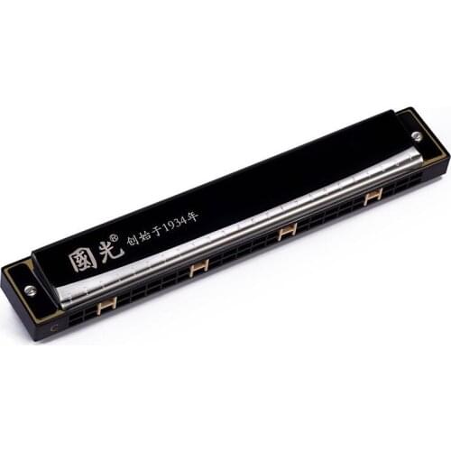 Harmonica 28-hole polyphonic beginner getting started for children adult professional performce accent instrument