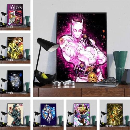Hd Prints Japanese Anime Home Decoration Pictures JOJO Wall Artwork Modular Posters Painting Canvas for Living Room No Framed