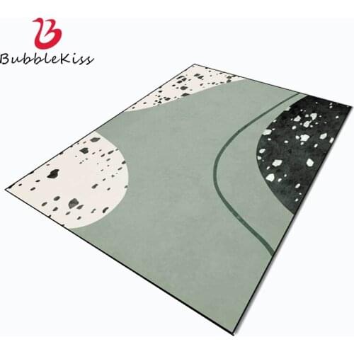 Bubble Kiss Nordic Style Green Fruit Pattern Carpets for Bedroom Home Customized Living Room Decor Area Rugs Non-Slip Floor Mats