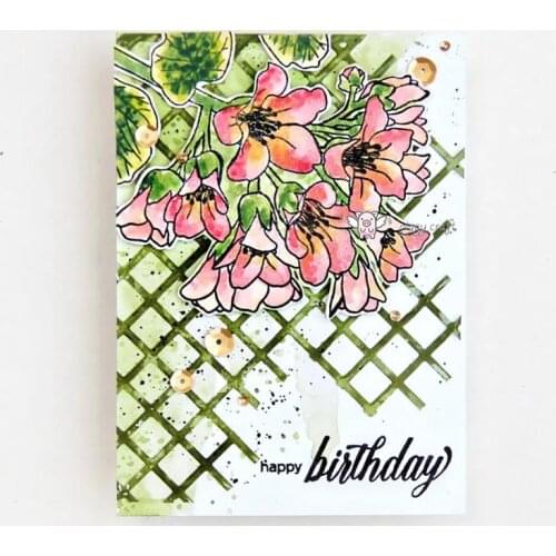 Square diamond grid frame Metal Cutting Dies Stencils DIY Scrapbooking Paper/photo Cards Embossing Dies