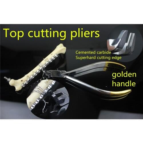 Medical orthopedic instrument Top cutting pliers stainless steel Wire cutter Cemented carbide DC dental Tail wire cutting forcep