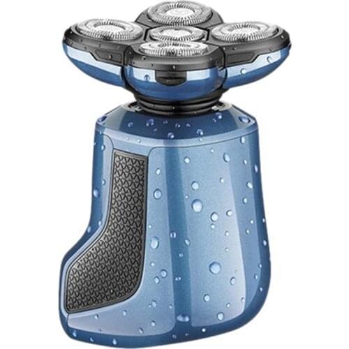 Multifunctional Shaver 5D Rotary Shaver with Clippers Nose Hair Trimmer Facial Cleansing Brush Shaving Kit for Men